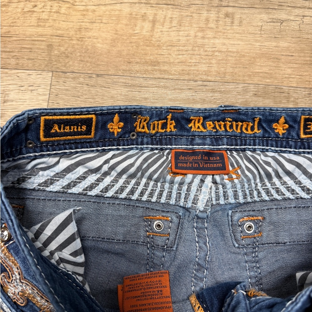 Rock Revival Indigo Skinny Jeans - Picture 11 of 13